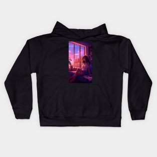 Lofi Girls Dreamscapes Kids Hoodie